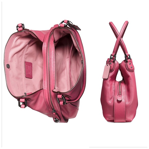 SOLD!! ⚠️Coach Edie 31 Leather Handbag in Rouge - Picture 7 of 8